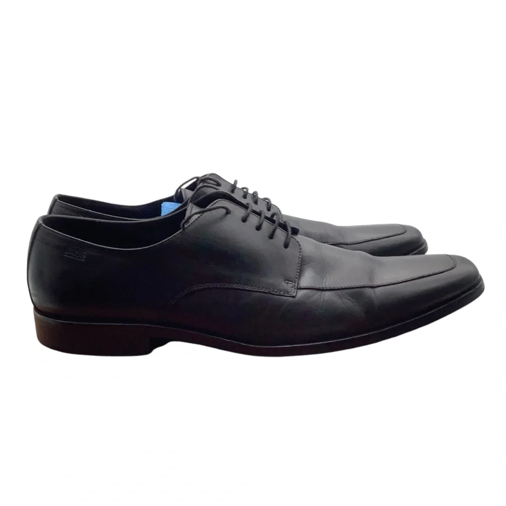 Hugo boss Classic Black Leather Men's‎ Shoes size 13